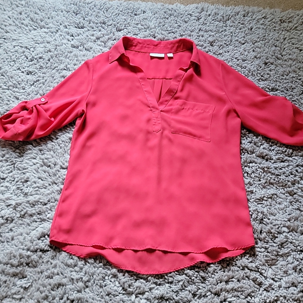 Pink Medium New York & Company Shirt